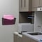 Azar Displays Dark Gray/Smoke Colored Single Pocket Wall File, Double Sided Tape, 4PK 250035-SMK - alternate 2